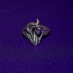 Snake ring silver